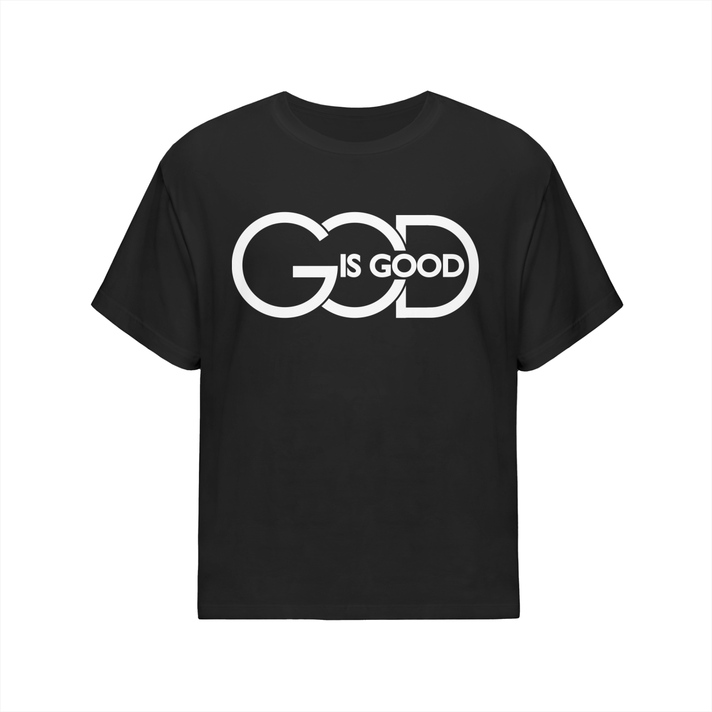 Black Color | God is Good | Premium Unisex Oversized Streetwear T-Shirt | Christian Apparel
